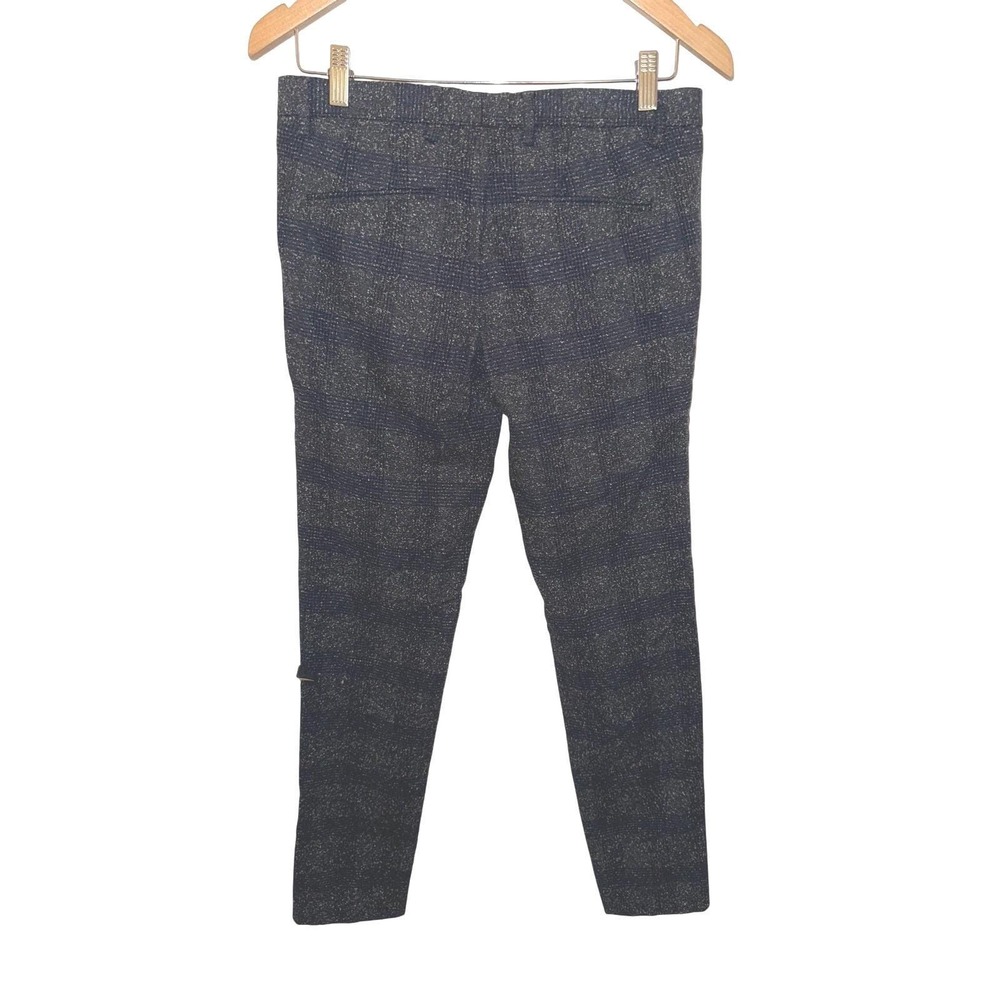 David Naman Men's Wool Blend Dress Pants Size 44‎ W29 Textured Gray MSRP $295
